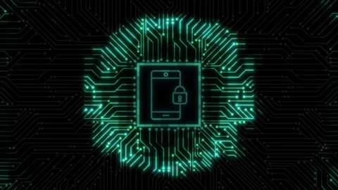 4k smartphone security video, smartphone technology Stock-Footage 259963834