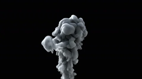 4k Smoke on black background in slow motion Stock Footage 49642489