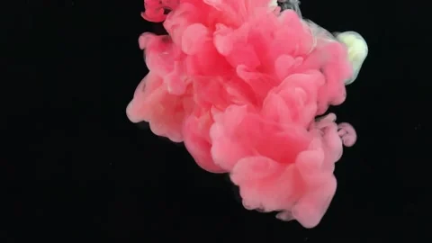 4K Smoky Ink Stock Footage 264790463