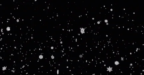 4K snow falling loopable video Stock Footage 55788828