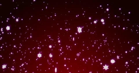 4K snow falling loopable video Stock Footage 55789887