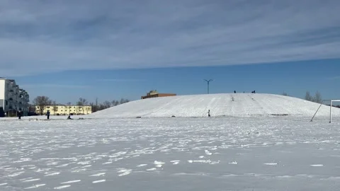 4k snow scenery Stock Footage 165562803