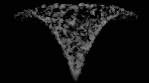 4K Snow Tornado Stock Footage 210112735