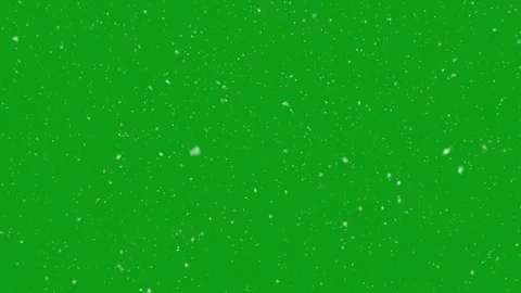 4K Snowfall Animation with Green Screen for Chroma Key Overlay Variant 2 Stock Footage 333029757
