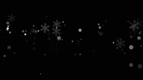 4k. Snowflakes background. Falling snow flakes. Merry Christmas. Stock Footage 124286191