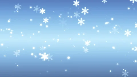 4K Snowflakes background. Winter motion background Stock Footage 124285971
