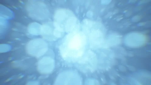 4k Snowflakes motion background. White bokeh particles. Stock Footage 141557527