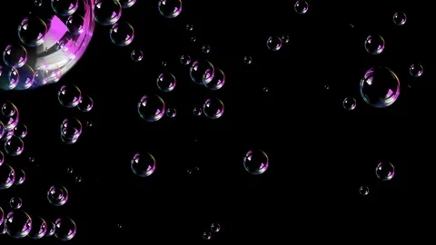 4K Soap Bubbles Stock Footage 74295297