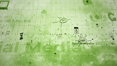 4K Social media background loopable Stock Footage 148516341