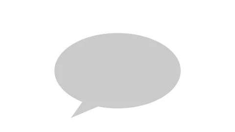 4k Social Network Speech Bubble icons With Dots Stock Footage 101740448