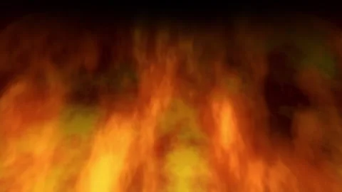 4K soft abstract hot glowing bright flaming burning fire smoke background Stock Footage 317133905