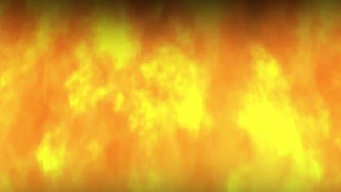 4K soft abstract hot glowing bright flaming burning fire smoke background Stock Footage 317133924