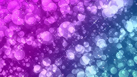 4k Soft Bokeh Particles. Animated Background Video stock 166864041