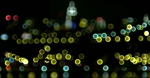4K Soft City Bokeh Video stock 11270073