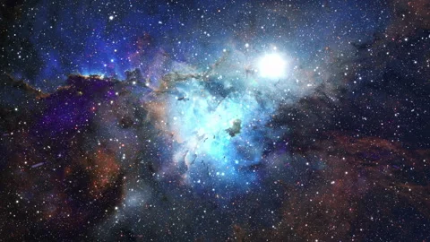 4k Space flight to Galaxy Vídeos de archivo 151588405