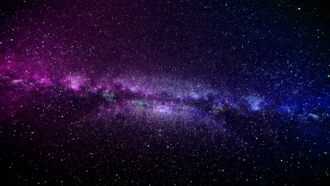 4k Space flight into a star field. Basic 3D rendering of a space flight Stock Footage 100215119
