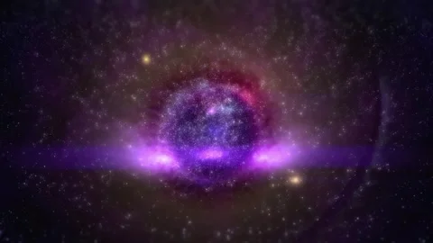 4k Space Galaxy Sphere Motion Background Stock Footage 328716188