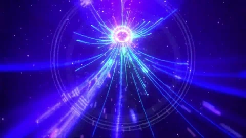 4k Space Threads Eruption Background Video stock 328716198