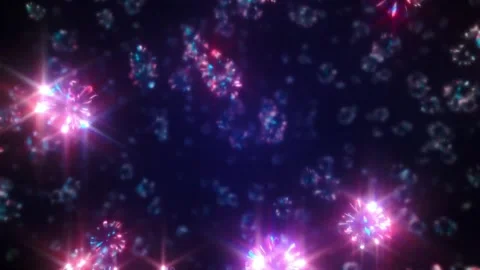 4k Sparkling Crystals Motion Background Video stock 328467396