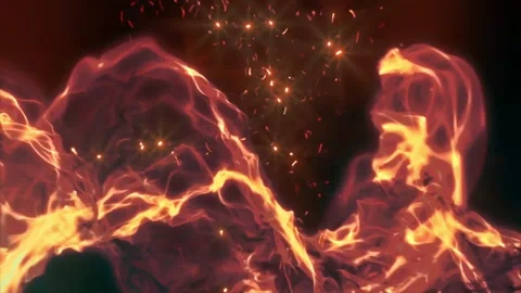 4k Sparkling Flame Particles Motion Background Stock Footage 328545483