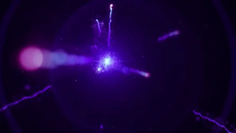 4k Sparkling Flares In Space Background Stock Footage 328545508