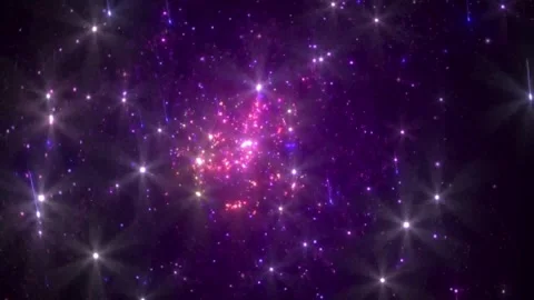 4k Sparkling Galaxy Spin Motion Background Stock-Footage 311309381