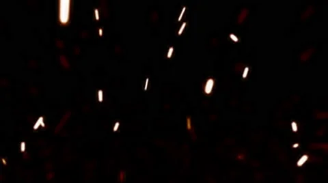 4K Sparks Flying Towards Camera Stock Footage 45300803