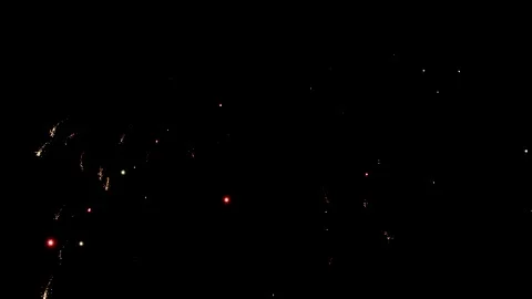 4K Spectacular Fireworks Display on 4th of July Independence Day Stock Footage 307129209