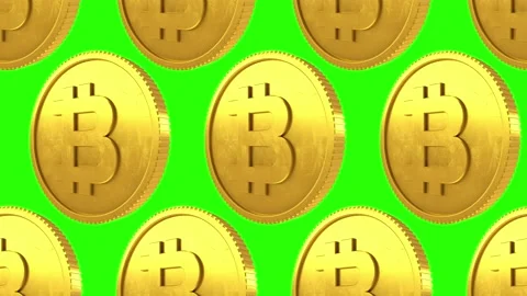 4k Spinning Golden Bitcoin Loop 스톡 동영상 146038343