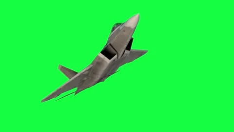 4K. Split plane animation on green screen. Stock Footage 283264660