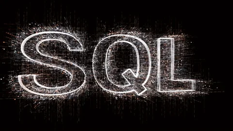 4k SQL Programming language word tag cloud,binary computer code. Stock Footage 111509761