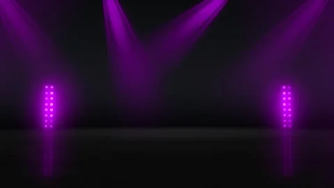 4K Stage lights are turned during the concert blinking and shining during t.. Stock Footage 293548296