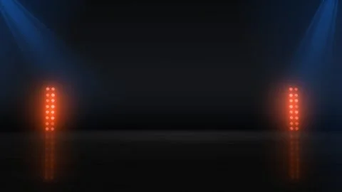 4K Stage lights are turned during the concert blinking and shining during t.. Stock Footage 293548316