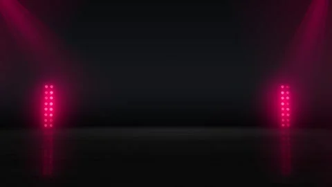 4K Stage lights are turned during the concert blinking and shining during t.. Stock Footage 293548326