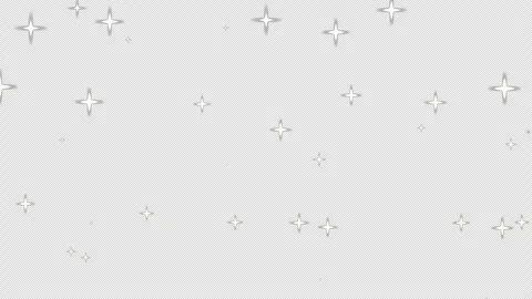 4K star particles falling loop with alpha channel. Stock Footage 258085530