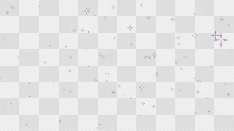 4K star particles falling loop with alpha channel. Stock Footage 258085564