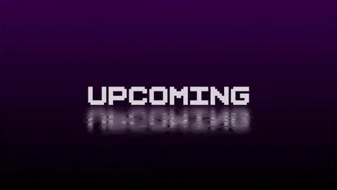4k stock, Upcoming text message with glitch effect on a black background. Stock Footage 322966900
