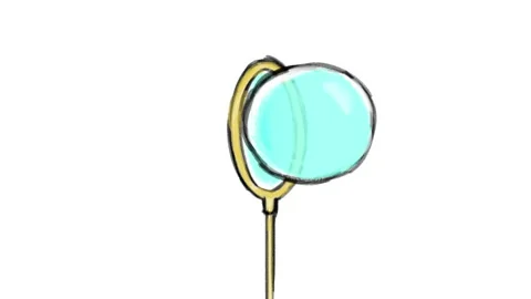 4K stop motion video. Hand-drawn soap bubbles endlessly fly off the screen Stock Footage 192155127