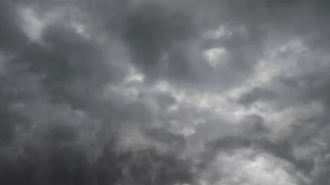 4k Storm lightning flashes above the night sky. Stock Footage 229915200