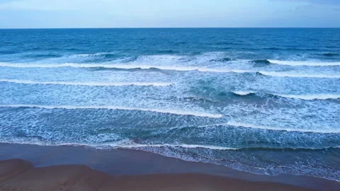 4k Storm Waves Ocean Video stock 171230553