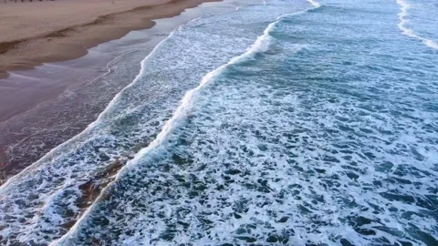 4k Storm Waves Ocean Video stock 171231322