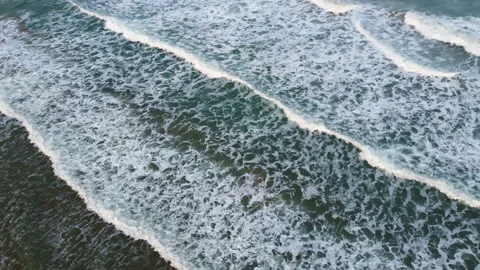 4k Storm Waves Ocean Video stock 171231333