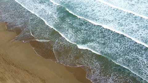 4k Storm Waves Ocean Video stock 171231437