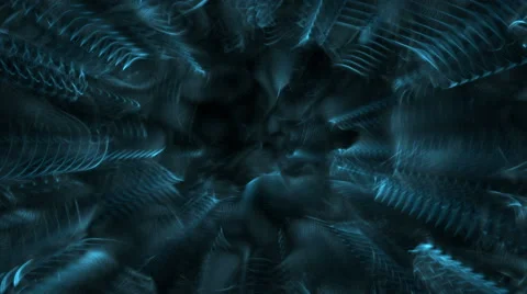 4k Streaks of blue  Light Abstract Motion Background, seamless loop Stock Footage 42871735