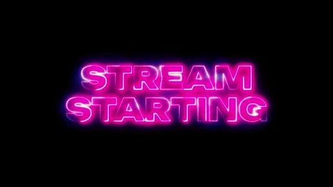 4K 'Stream Starting Soon' Video Animation for Livestreams, Events, and Projects 動画素材 297960799