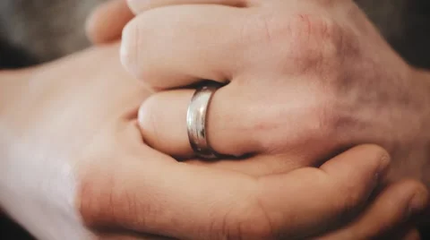 4k - Stressed hands macro close up Stock Footage 61251897