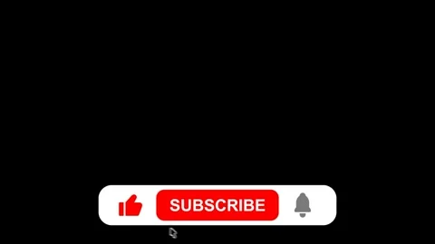 4k like subscribe and notification, motion graphic design of cursor is pressing  Stock Footage 313143501