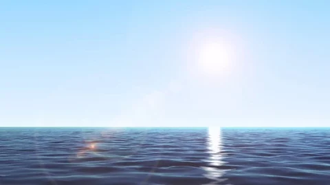 4k Summer Ocean Background Loop Stock Footage 92134084