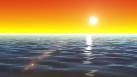 4k Summer Ocean Background Loop Stock Footage 92168752