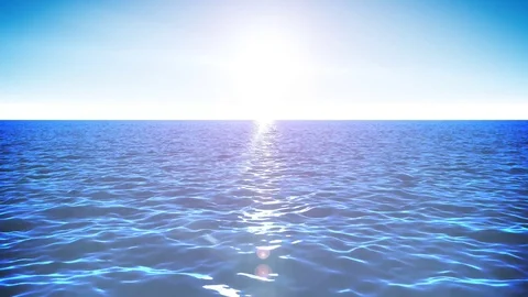 4k Summer Seascape Background Loop Stock Footage 93294857